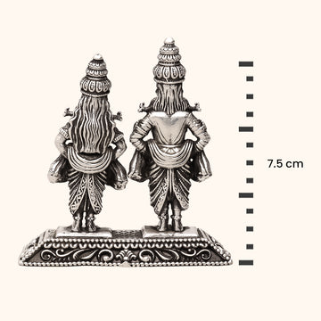 Silver Vitthal Rukmini